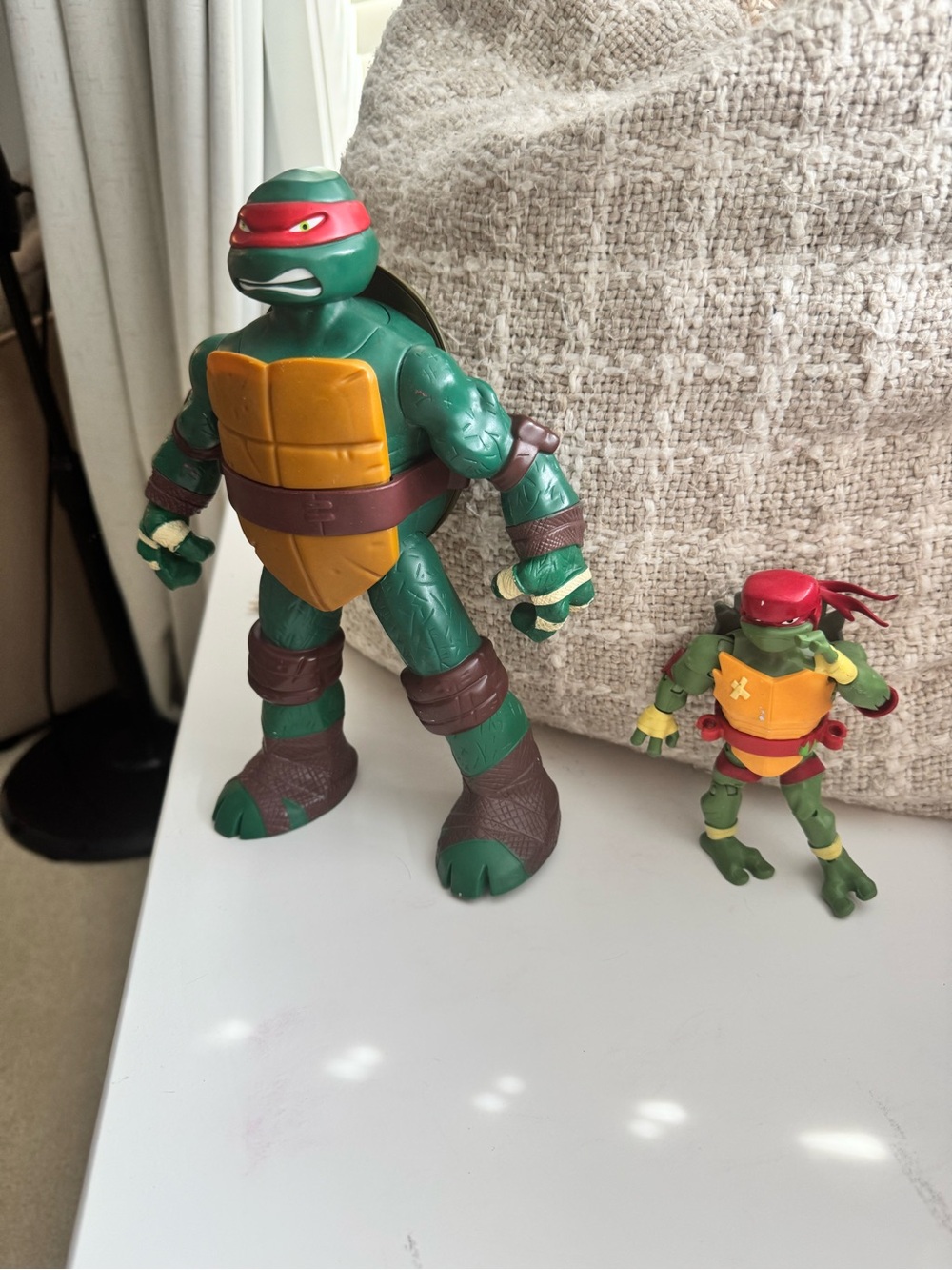 Mattel Teenage Mutant Ninja Turtles Raphael Figures - Green, Red & Yellow
